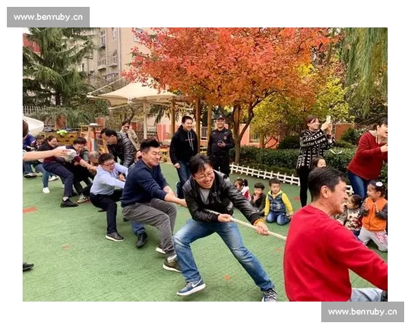 幼儿园拔河比赛精彩纷呈展现团队合作与勇气共同成长的欢乐时光